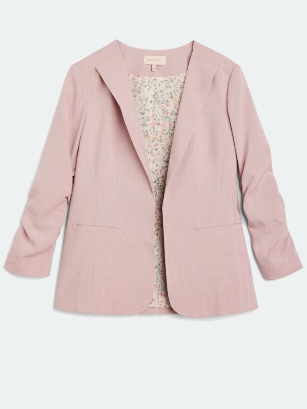 Skies are Blue Raja Printed Collarless Blazer Size XL excellent condition